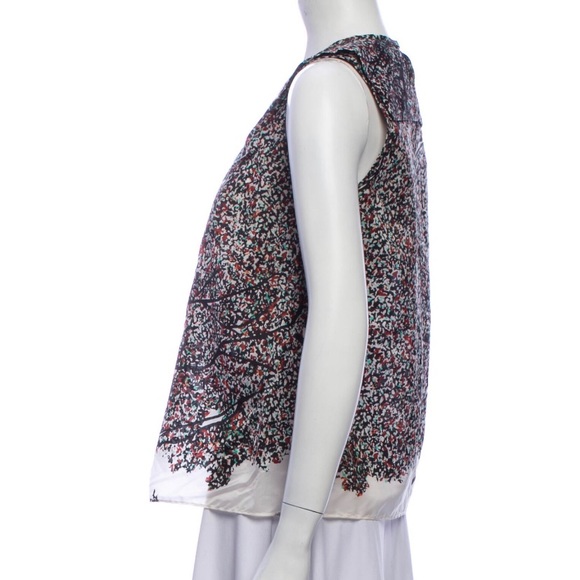 authentic BALENCIAGA size 36 silk shell top - Picture 2 of 12